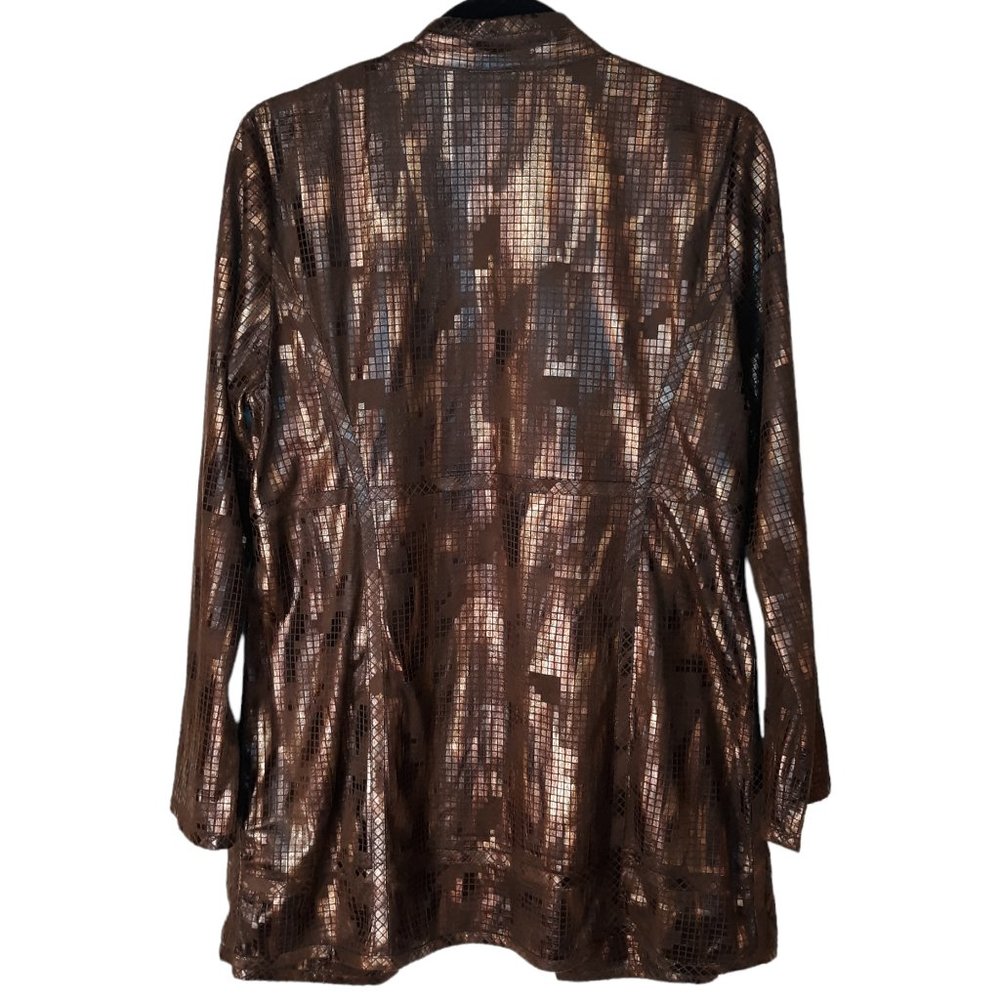 Metallic Duster Jacket - Picture 10 of 16